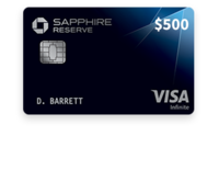 CDS $500 Chase Visa Black Card