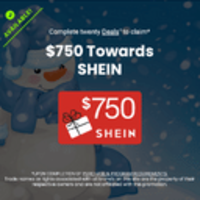 Holidays Shein $750 Card