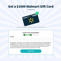 $1000 Walmart Gift Card