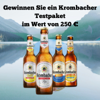 Win a €250 Krombacher Package