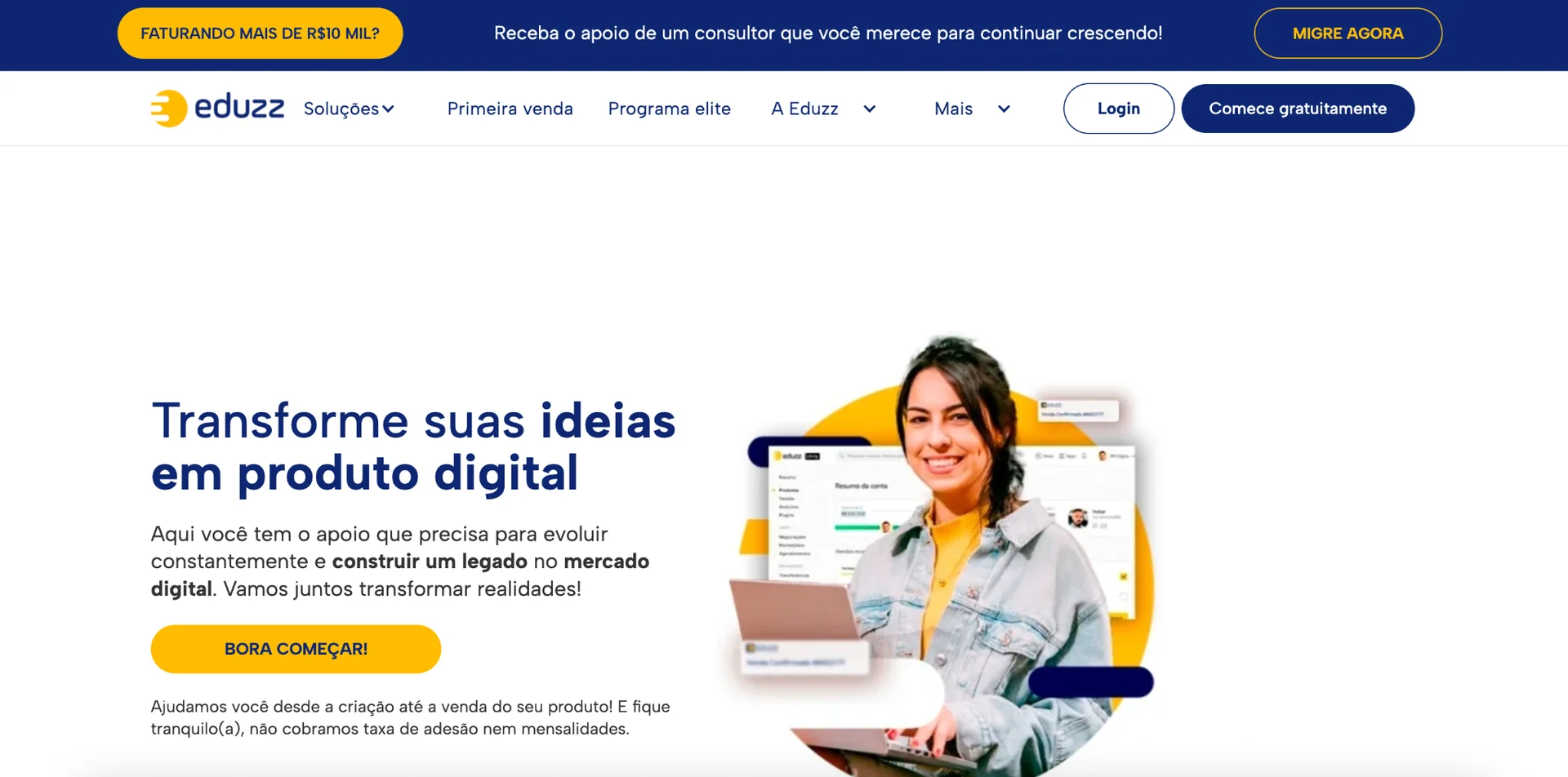 Eduzz platform to create and sell digital products online